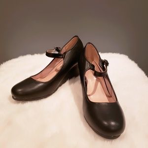 Mary Jane Wedge Shoe